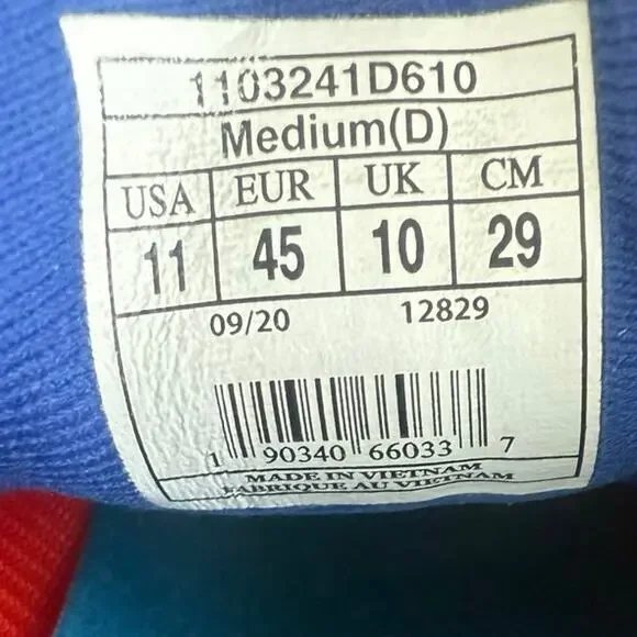 Brooks Launch 7 Orange/Blue Men Running Sneakers - SZ 11 - Picture 10 of 10